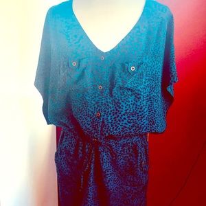 Dolce Vita medium Leopard print tie waist dress